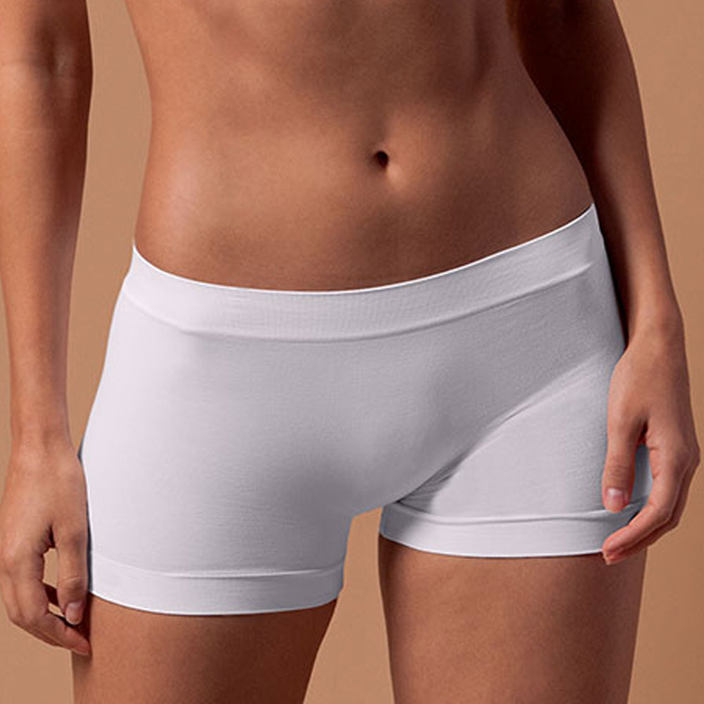 She - Linha Sem Costura - Calcinha Boyshort Microfibra