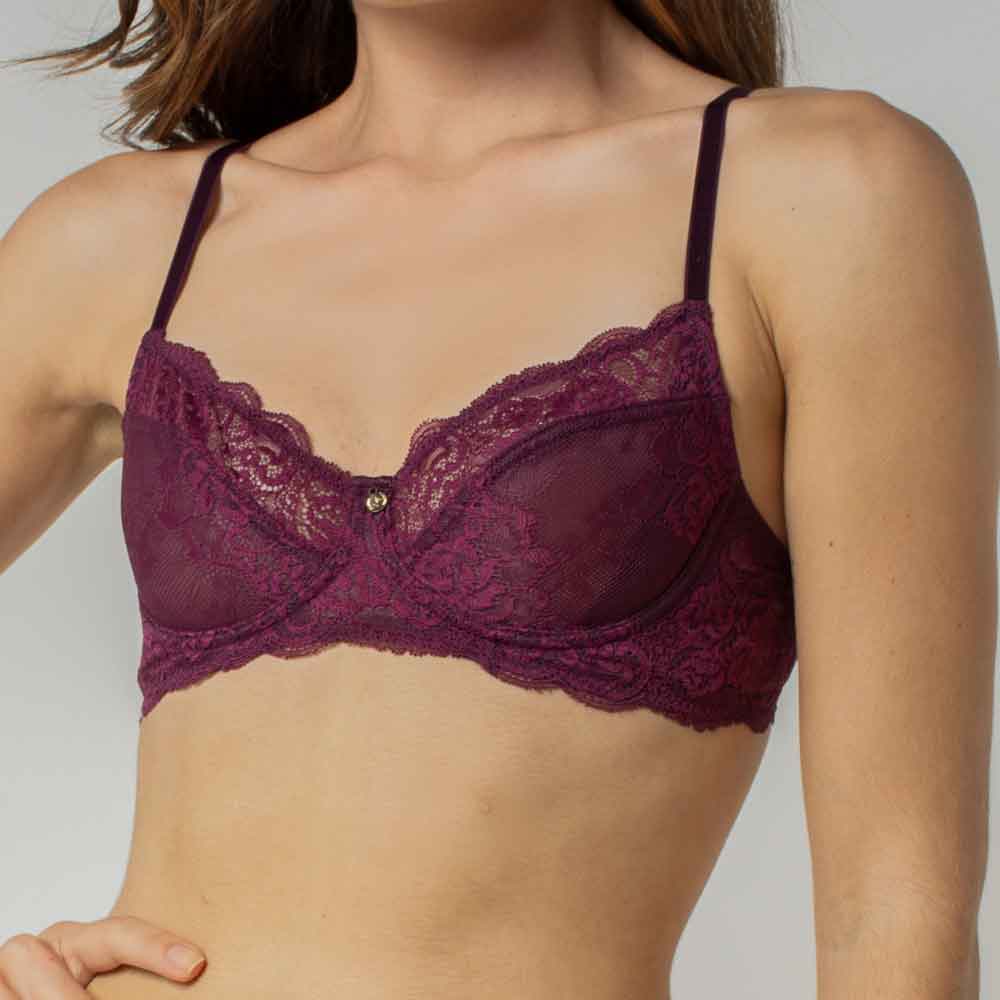 Forum - Lace Me - Soutien Bojo Recortado Em Renda
