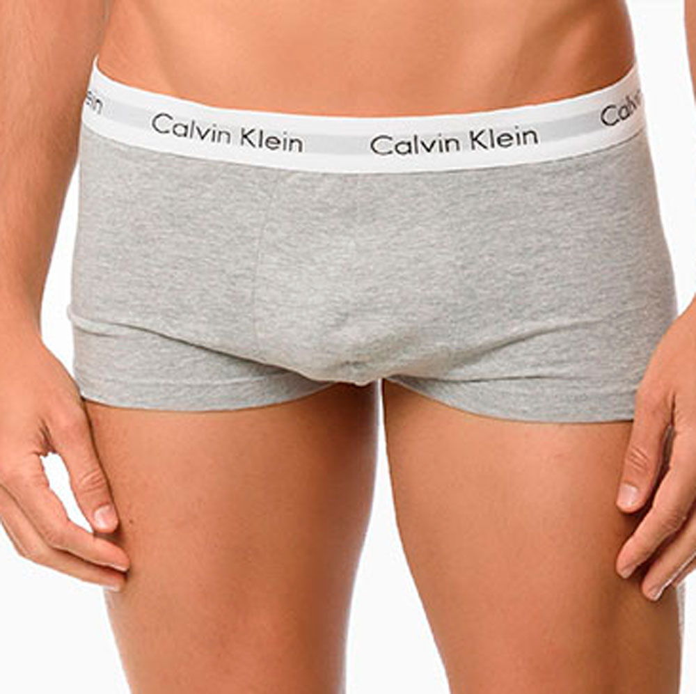 Calvin Klein - Kit 3 Cuecas Low Rise Trunk Cotton