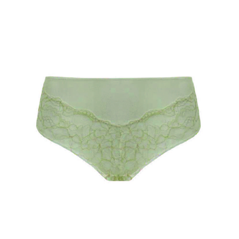 Gracious Special - Shine - Calca Alta Em Renda, Tule E Microfibra