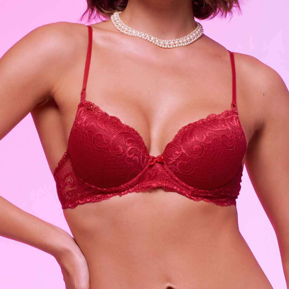 Gracious - Mariage - Soutien Bojo Liso Em Renda E Tule