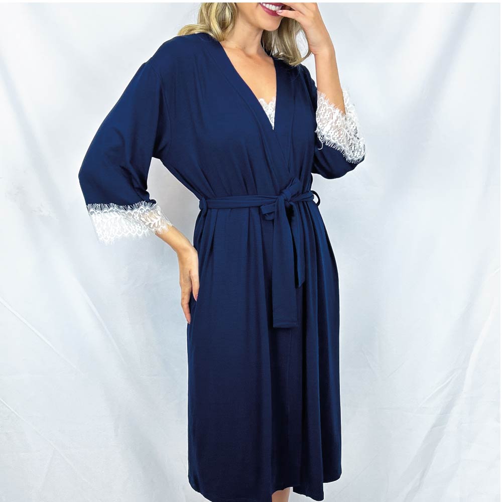 Gracious - Verão 2025 - Robe Manga 3/4 Visco Comfort